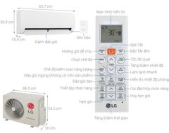 Điều hòa LG 1 chiều Inverter 2HP-17.000BTU V18WIN1