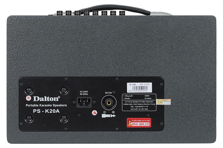 Loa karaoke xách tay Dalton PS-K20A 250W