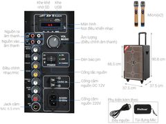 Loa kéo karaoke Dalton TS-12G350N 350W