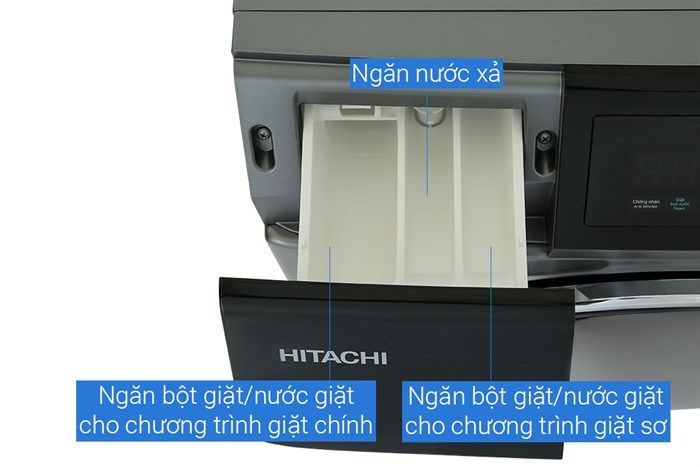 Máy giặt Hitachi Inverter 9.5 kg BD-954HVOS
