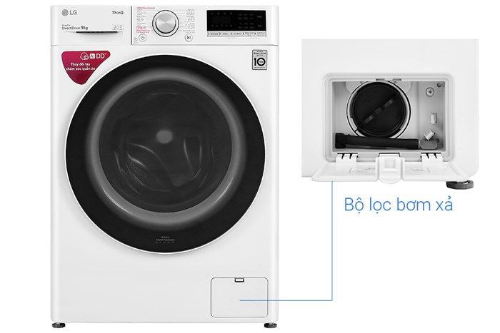 Máy giặt LG AI DD Inverter 9 kg FV1409S4W