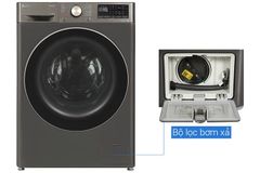 Máy giặt sấy LG AI DD Inverter giặt 14 kg - sấy 8 kg FV1414H3BA