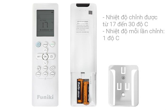 Điều hòa Funiki 1 chiều Inverter 9.000BTU/1HP HIC09.TMU