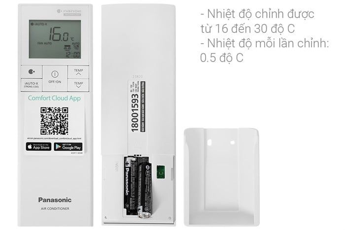 Điều hòa Panasonic 1 chiều Inverter 2.5HP-20.800BTU CS-XU24ZKH-8