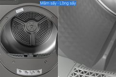 Máy sấy bơm nhiệt Samsung 9 kg DV90TA240AX/SV