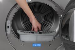 Máy sấy bơm nhiệt Samsung 9 kg DV90TA240AX/SV