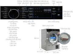 Máy sấy ngưng tụ Toshiba 8 kg TD-K90MEV(SK)