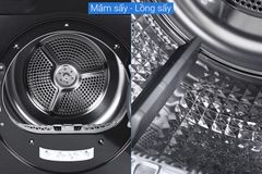 Máy sấy bơm nhiệt Samsung 9 Kg DV90T7240BB/SV