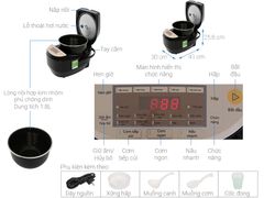 Nồi cơm cao tần Midea 1.8 lít MB-HS5007