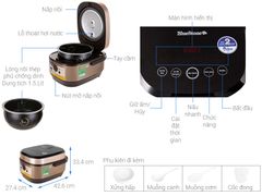 Nồi cơm cao tần BlueStone 1.5 lít RCB-5988