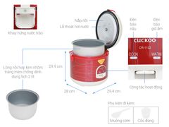 Nồi cơm nắp gài Cuckoo 2 lít CR-1122
