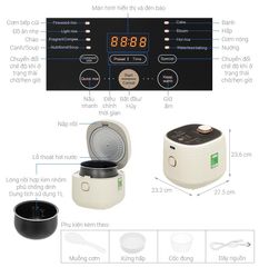 Nồi cơm điện tử Bear 1 lít DFB-C30D1