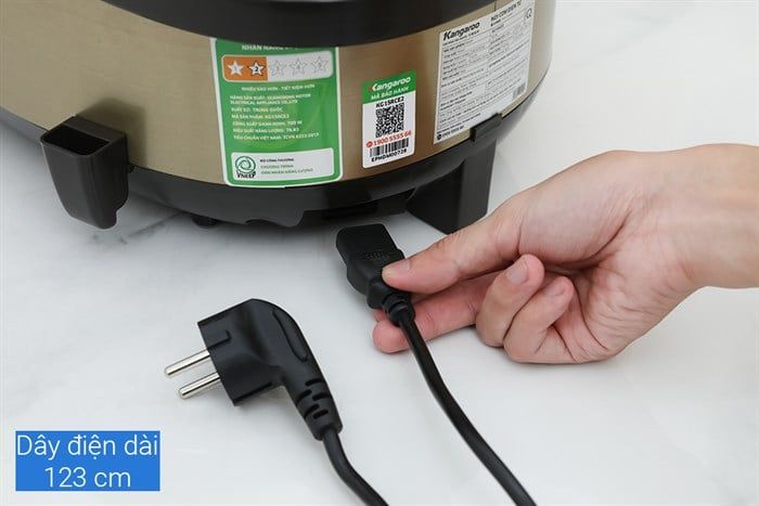 Nồi cơm điện tử Kangaroo 1.5 lít KG15RCE2