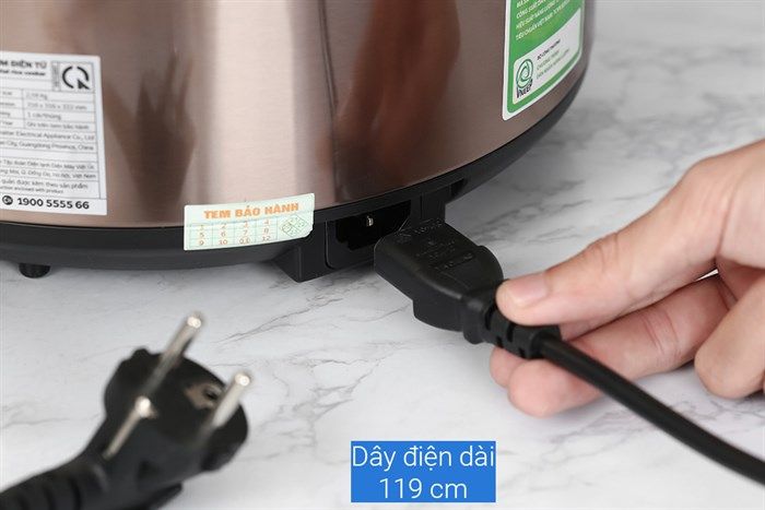 Nồi cơm điện tử Kangaroo 1.8 lít KG18DR6