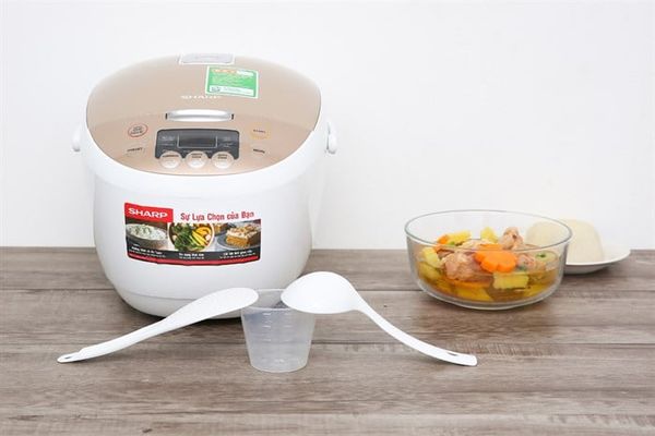Nồi cơm điện tử Sharp 1.8 lít KS-COM181CV-GL