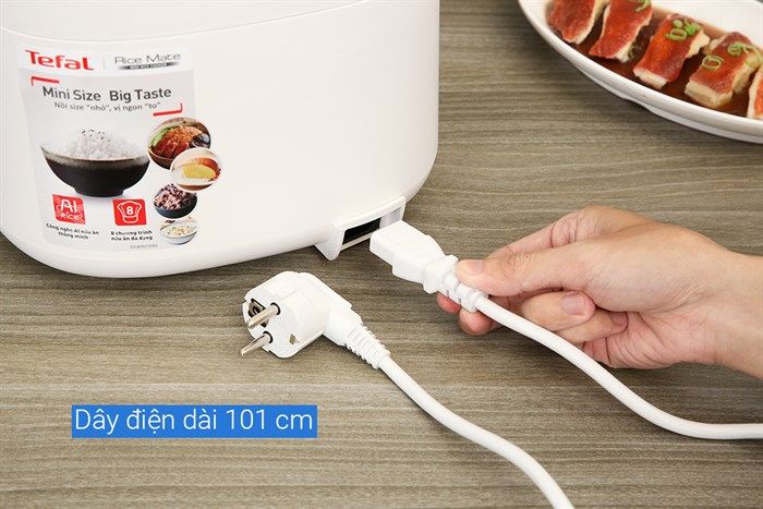 Nồi cơm điện tử Tefal 0.7 lít RK515168