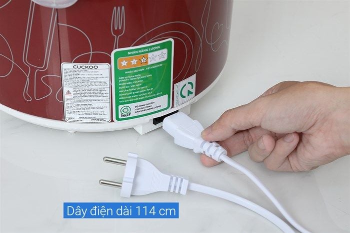 Nồi cơm nắp gài Cuckoo 1.8 lít CR-1001V/RDWHCRVNCV