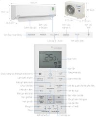 Điều hòa Panasonic 2 chiều Inverter 2.5HP-24.200BTU CS-XZ24ZKH-8