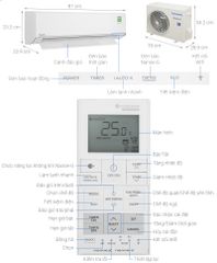 Điều hòa Panasonic 2 chiều Inverter 1HP-8.700BTU CS-XZ9ZKH-8