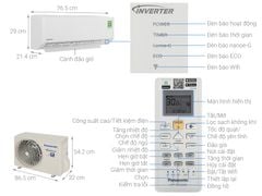 Điều hòa Panasonic 1 chiều Inverter 1.5HP-12.000BTU CS-PU12AKH-8