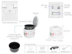 Nồi cơm nắp gài Panasonic 1 lít SR-MVN10FRAX