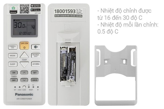 Điều hòa Panasonic 1 chiều Inverter 1HP-9.040BTU CS-PU9AKH-8