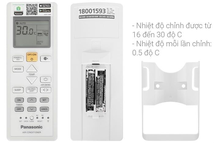 Điều hòa Panasonic 1 chiều Inverter 2.5HP-21.300BTU CS-PU24AKH-8