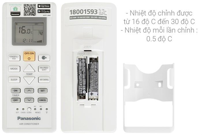 Điều hòa Panasonic 2 chiều Inverter 2HP-18.000BTU CS-YZ18AKH-8