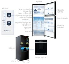 Tủ lạnh Panasonic Inverter 326 lít NR-TL351GPKV