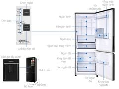 Tủ lạnh Panasonic Inverter 290 lít NR-BV320WKVN