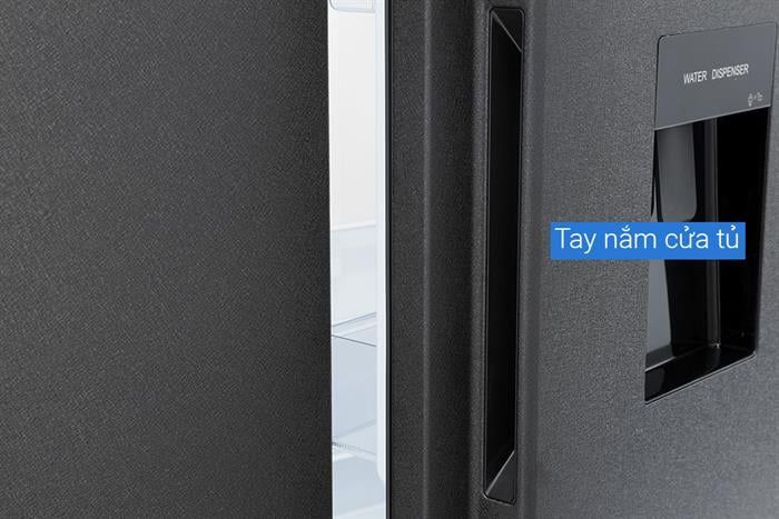 Tủ lạnh Aqua Inverter 550 lít Side By Side AQR-S612XA(WCB)