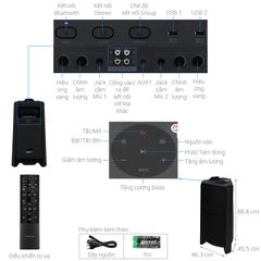 Loa tháp Samsung MX-T70/XV 1500W