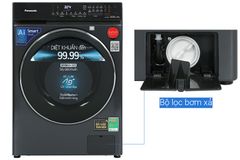 Máy giặt sấy Panasonic Inverter giặt 10.5 kg - sấy 6 kg NA-S056FR1BV