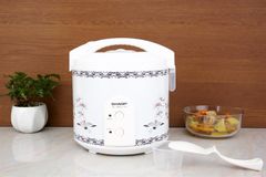 Nồi cơm nắp gài Sharp 1.8 lít KS-183TJV-CR