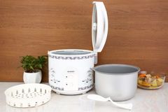 Nồi cơm nắp gài Sharp 1.8 lít KS-183TJV-CR