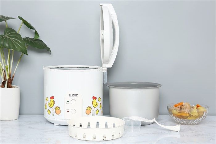Nồi cơm nắp gài Sharp 2.2 lít KS-223TJV-CH