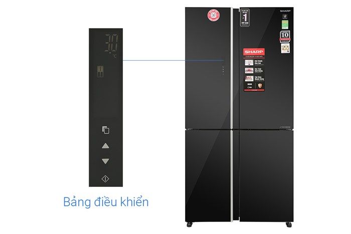 Tủ lạnh Sharp Inverter 572 lít Multi Door SJ-FXP640VG-BK