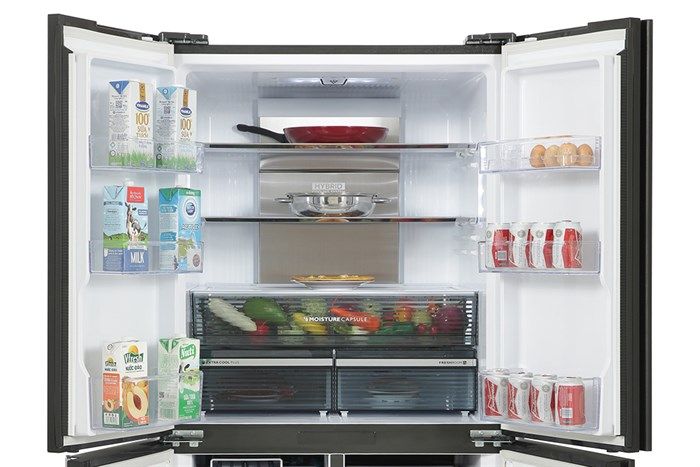 Tủ lạnh Sharp Inverter 572 lít Multi Door SJ-FXP640VG-BK