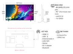 Smart Tivi QNED LG 4K 75 inch 75QNED80TSA