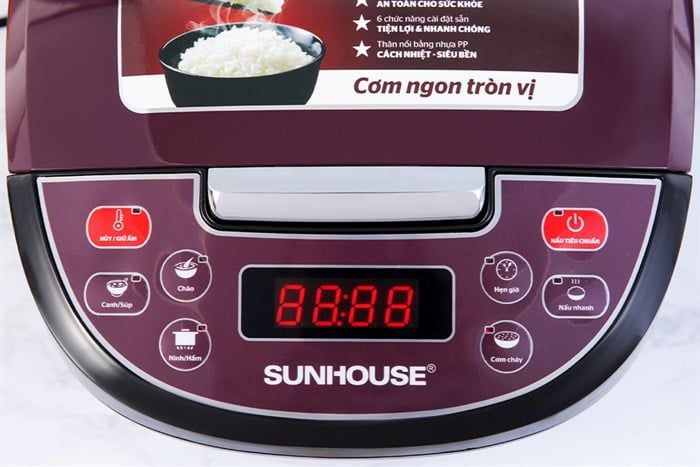 Nồi cơm điện tử Sunhouse 1.8 lít SHD8909