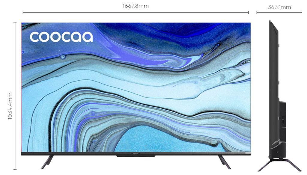 Smart Google Tivi Coocaa 4K 75 inch 75C9