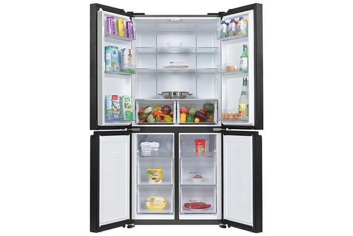 Tủ lạnh Aqua Inverter 469 lít Multi Door AQR-M536XA(GB)