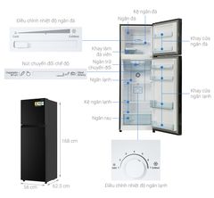 Tủ lạnh Hitachi Inverter 260 lít HRTN5275MFUVN