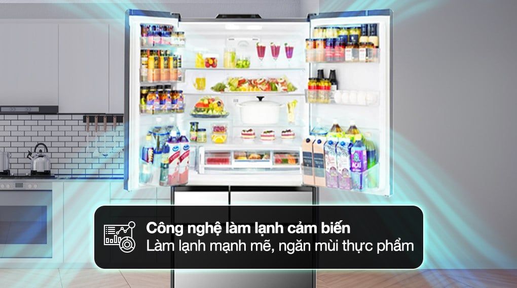 Tủ lạnh Hitachi Inverter 735 lít Multi Door R-ZX740KV X
