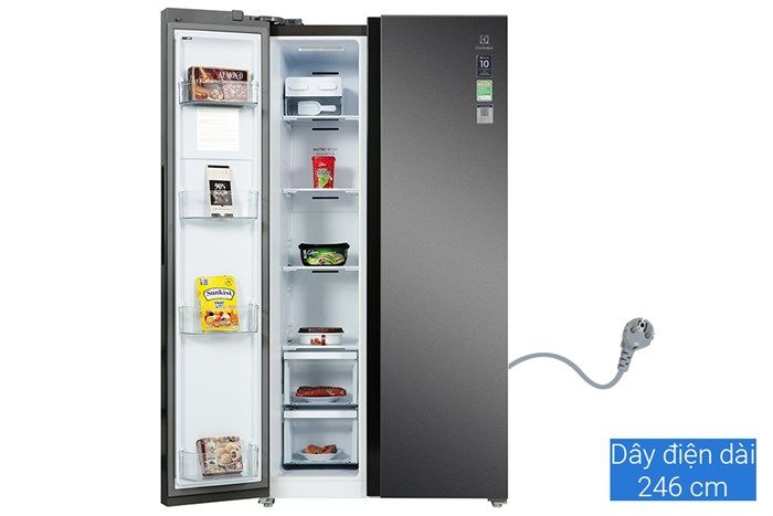 Tủ lạnh SBS Electrolux Inverter 624L ESE6600A-AVN