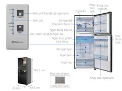 Tủ lạnh Panasonic Inverter 326 lít NR-TL351GVKV