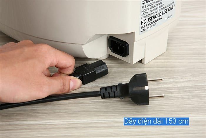 Nồi cơm điện tử Tiger 1.8 lít JAX-S18W