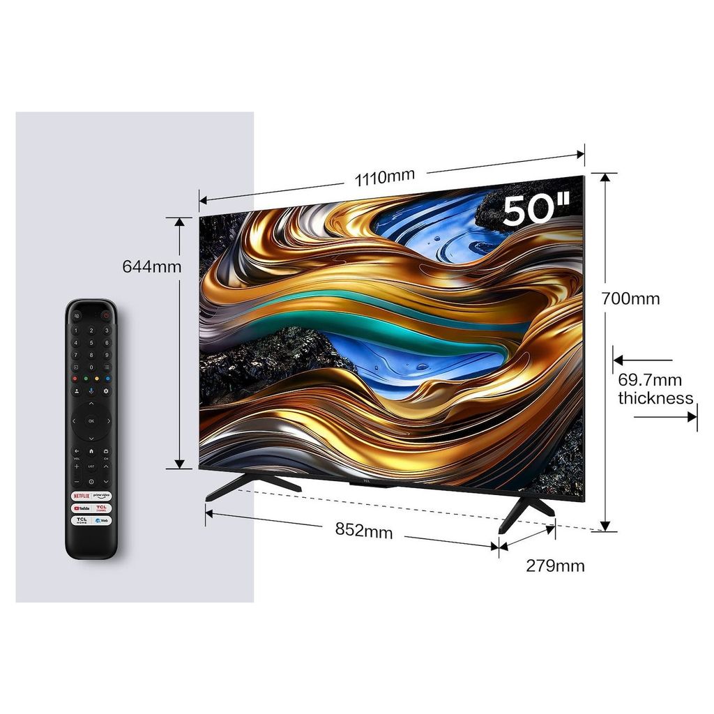 Google TV TCL 4K 50 inch 50P79B