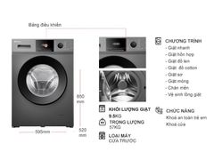 Máy giặt Casper Inverter 9.5 kg WF-95VG5