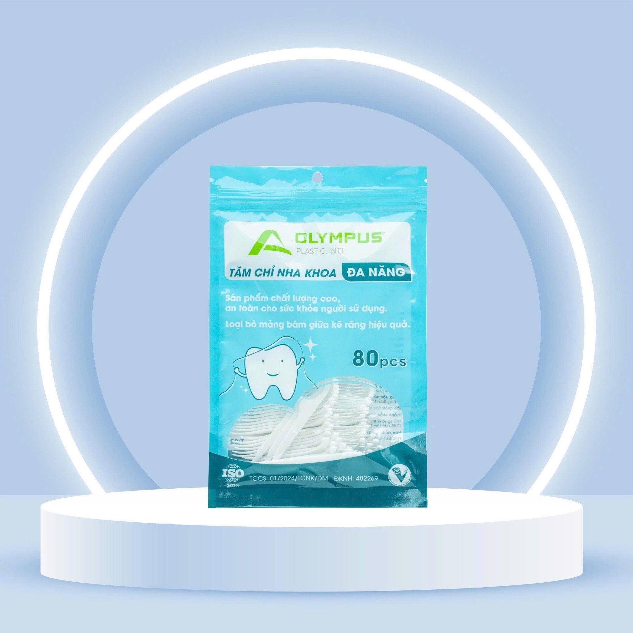  Túi tăm chỉ nha khoa Olympus - 80 pcs 